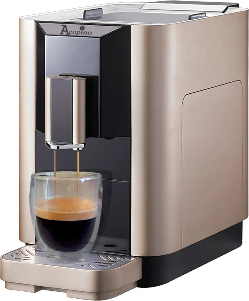 Acopino Venezia Fully Automatic Coffee Machine – without milk system | Ideal for Espresso & Café Crema, Champagne