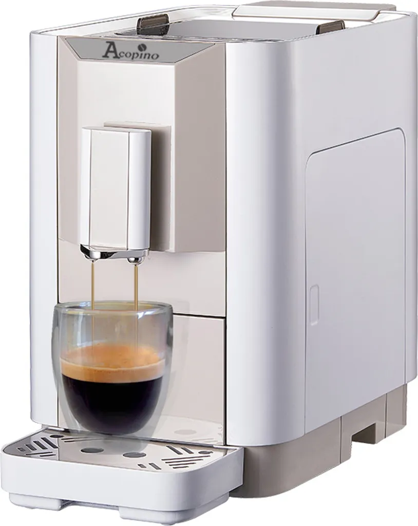 Acopino Venezia Fully Automatic Coffee Machine White – Espresso Machine & Coffee Maker for Espresso and Coffee