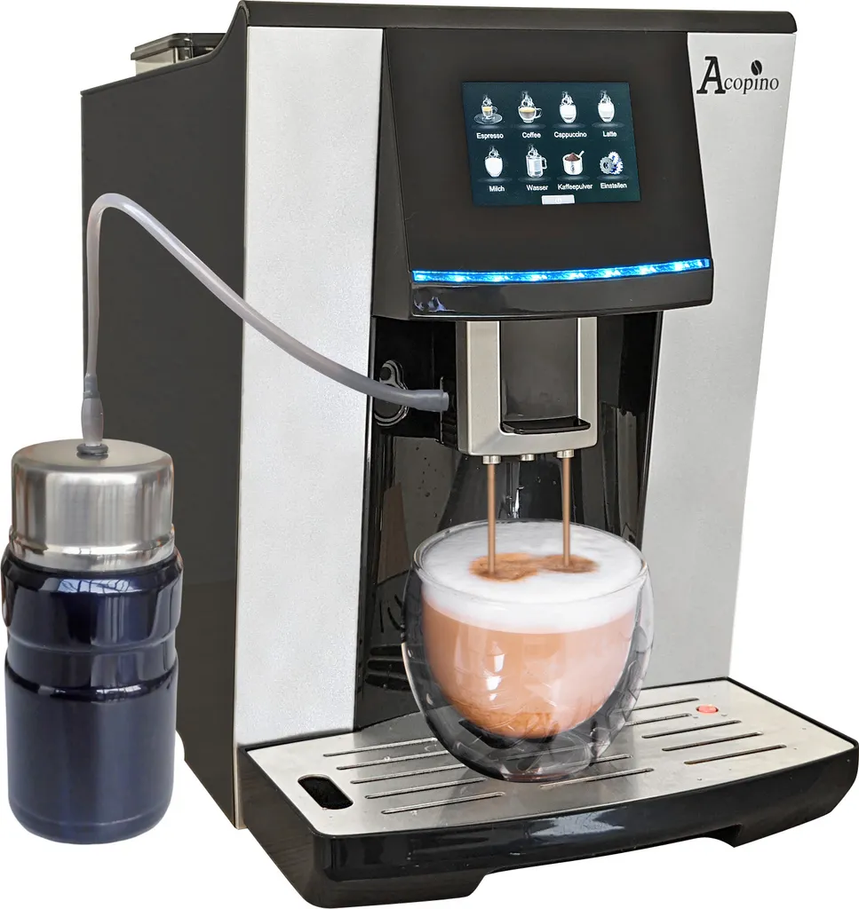 Acopino Vittoria Limited Edition OneTouch fully automatic coffee machine including insulated milk container