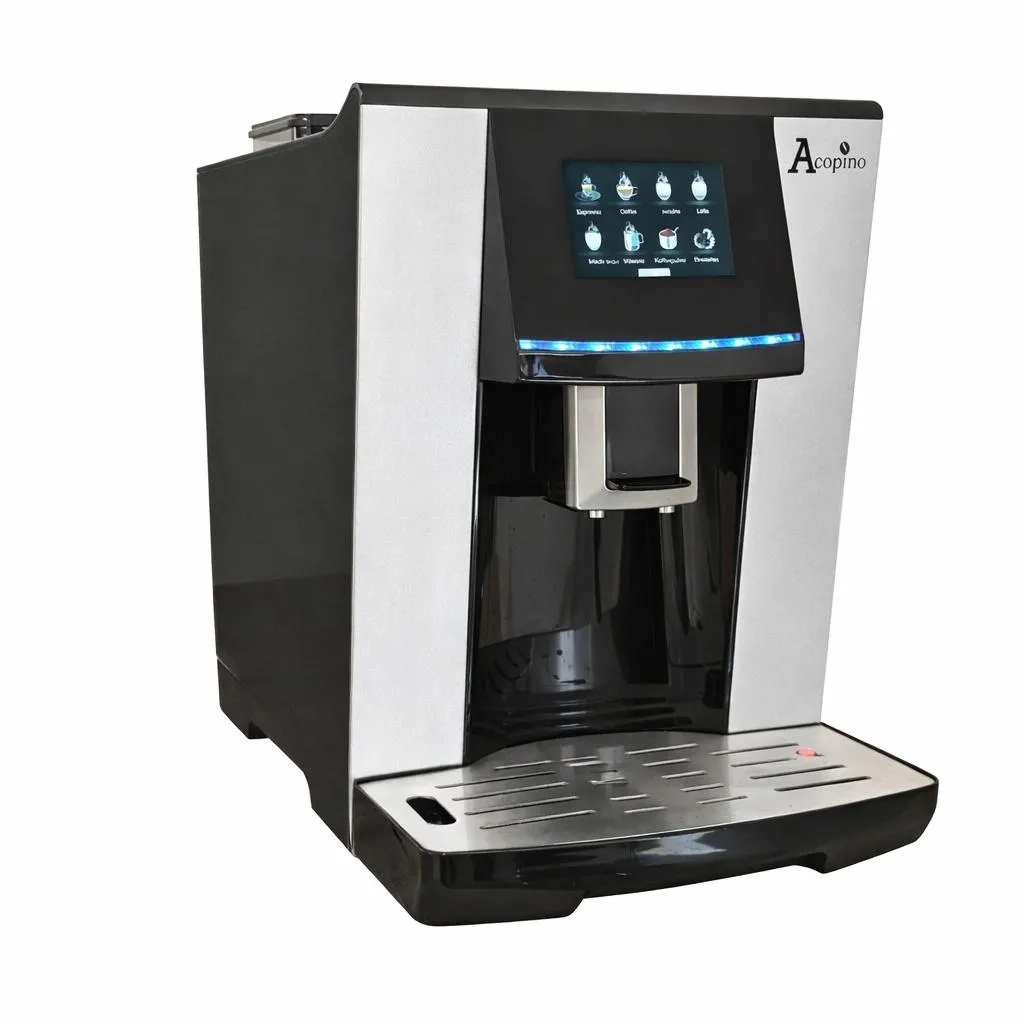 Acopino Vittoria One Touch fully automatic coffee machine – Perfect espresso and cappuccino preparation with color display and integrated milk system