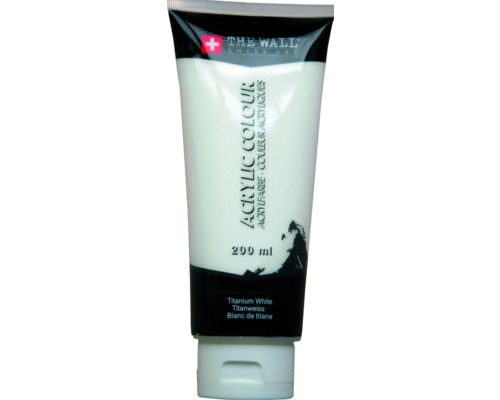 Acrylic paint titanium white 200 ml
