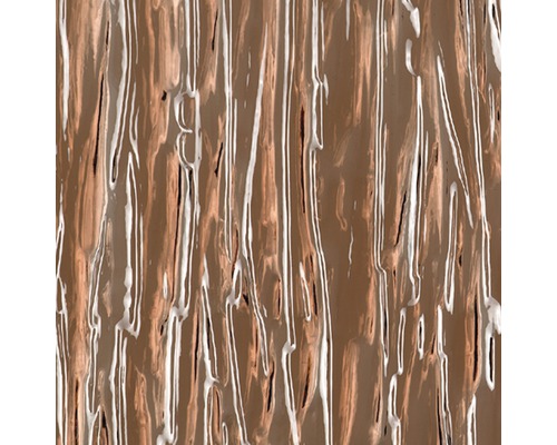 Gutta Acrylic glass plate 6x950x1900 mm bark coarse bronze