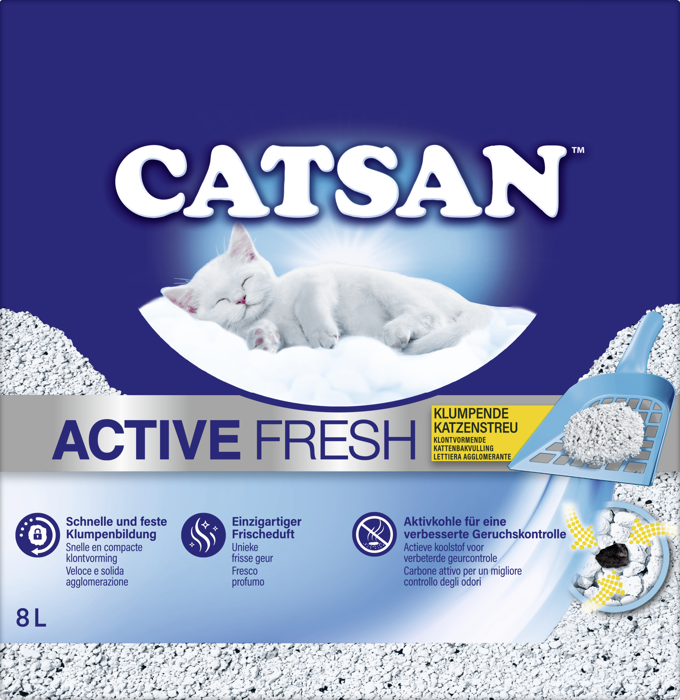 CATSAN Active Fresh clumping litter