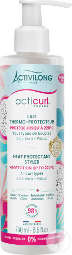 Activilong Acticurl Expert Thermal Protection Milk for all curl types, 250ml pump bottle