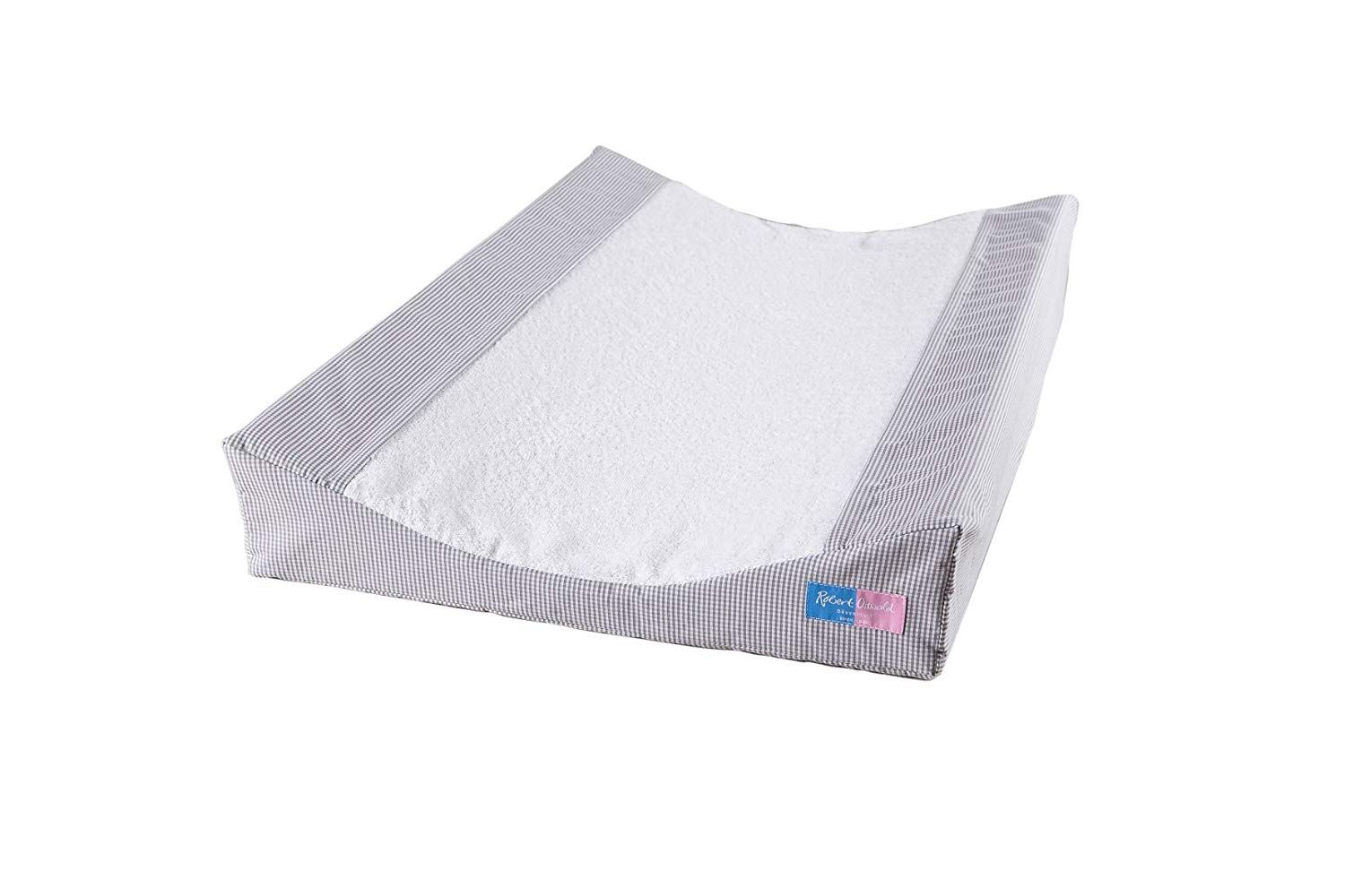 Robert Osswald 1.4.1.3.1.1-K01-05 Changing Mat with 2 Wedge Groove with Terry Cloth Cover and Inlet 45 cm x 70 cm Red