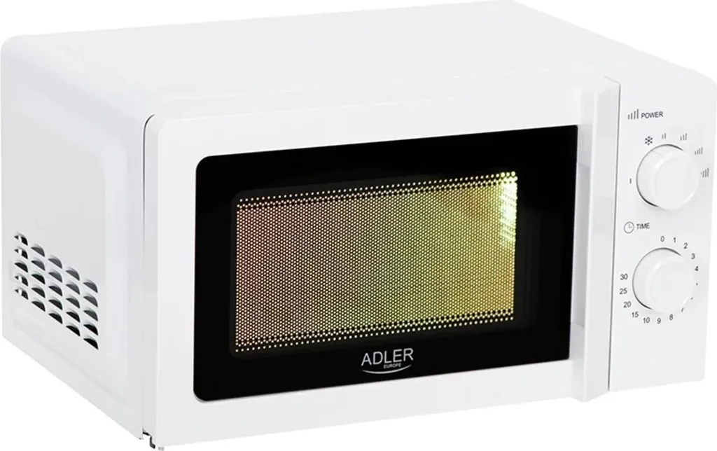 Adler AD 6205 Multifunctional Microwave 20 L - 5 Power Levels & Defrost Function