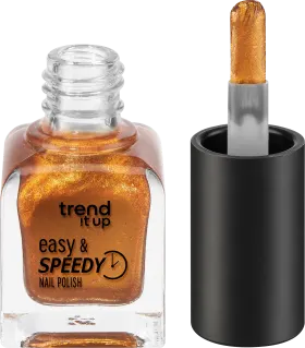 trend !t up Nail polish Easy & Speedy 480 Pearly Bronze Orange, 6 ml