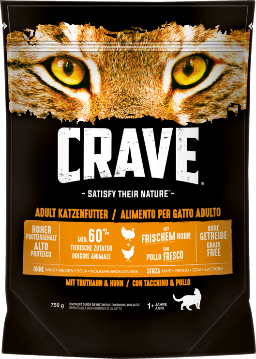 Crave Adult Dry Food with Turkey & Chicken