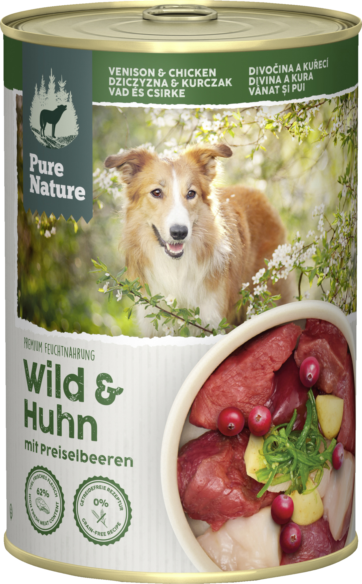 Pure Nature Adult Game & Chicken with Cranberries