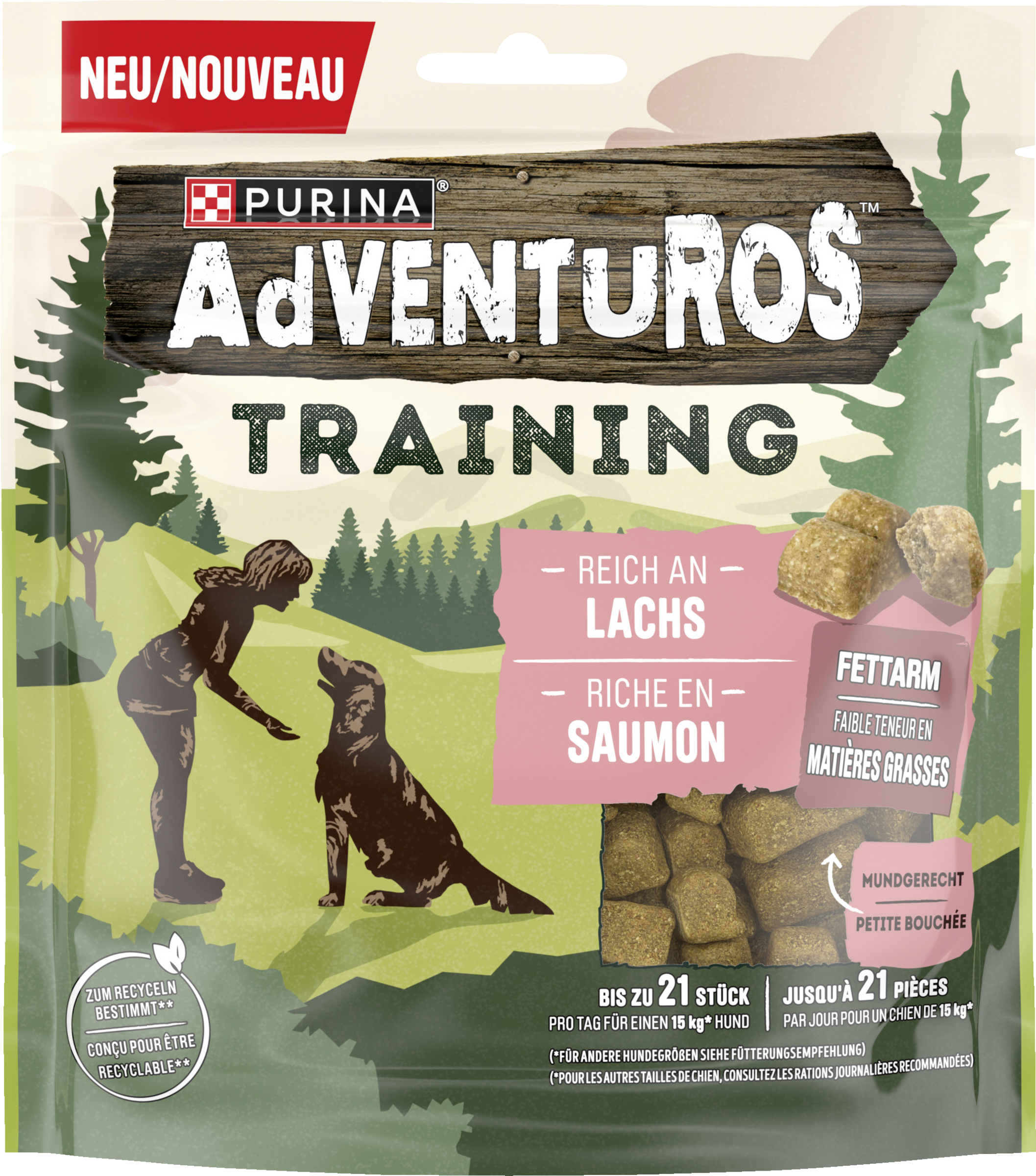 Purina AdVENTuROS Training rich in salmon