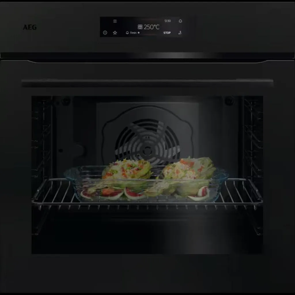 AEG 7000 MealAssist / Built-in Oven / Pyrolytic Self-Cleaning / Matt Black NBU7P60KT