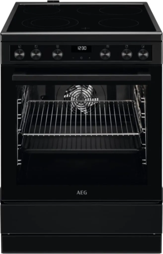 AEG CCB6446BBB 60 cm freestanding cooker with glass ceramic hob/roasting zone