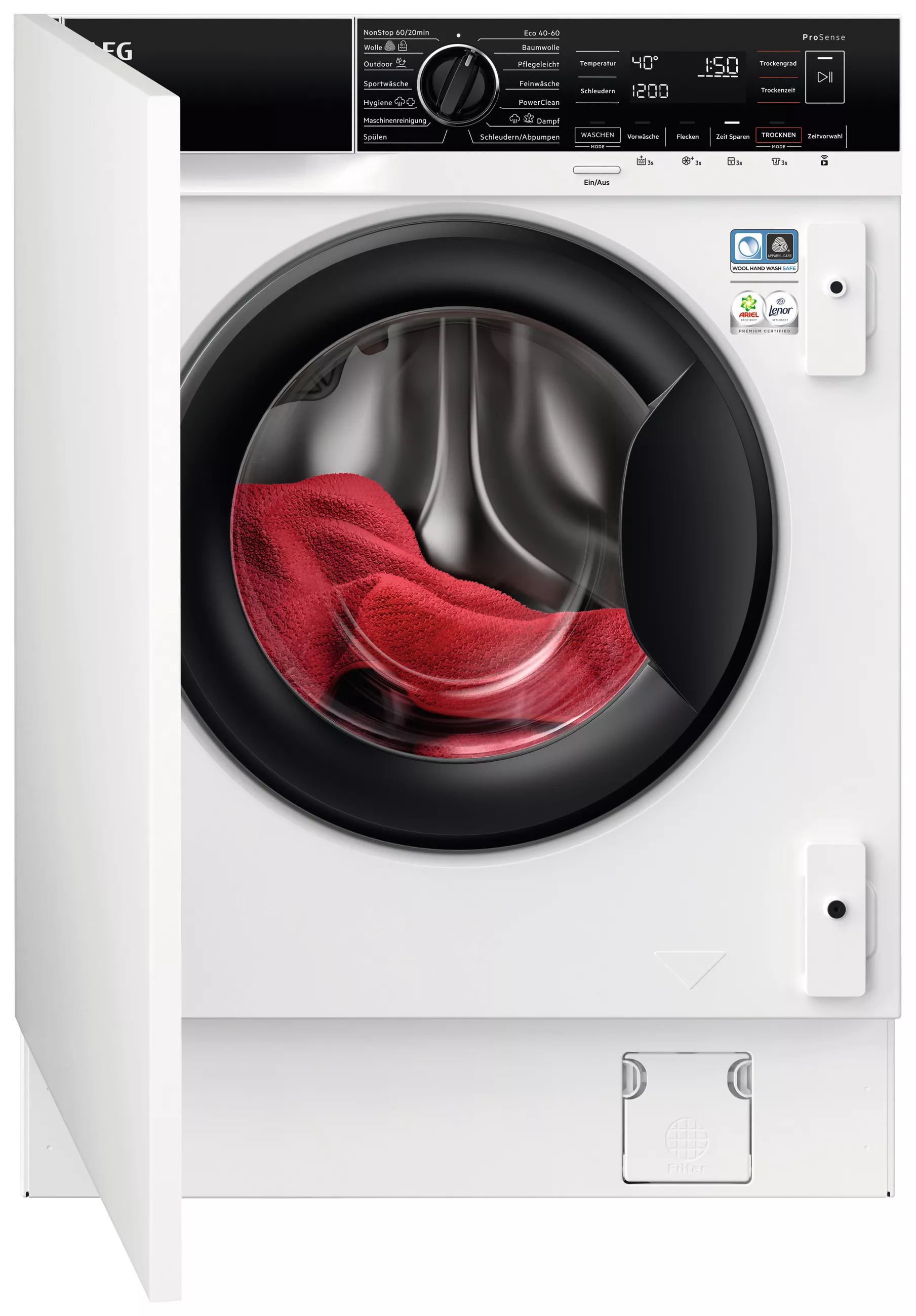AEG Built-in Washer-Dryer LWR8WI7680