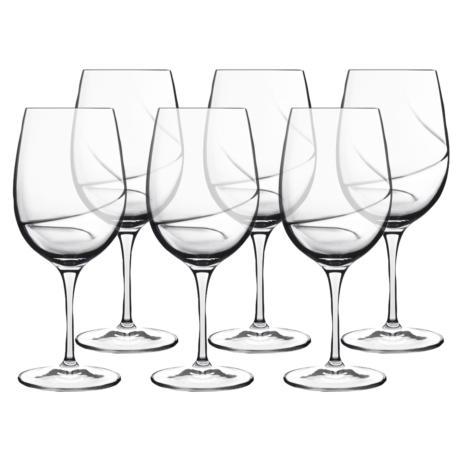 Luigi Bormioli Aero red wine glass, 6-pack