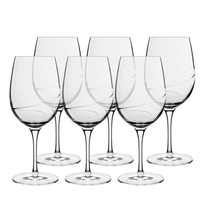 Luigi Bormioli Aero red wine glass, 6-pack