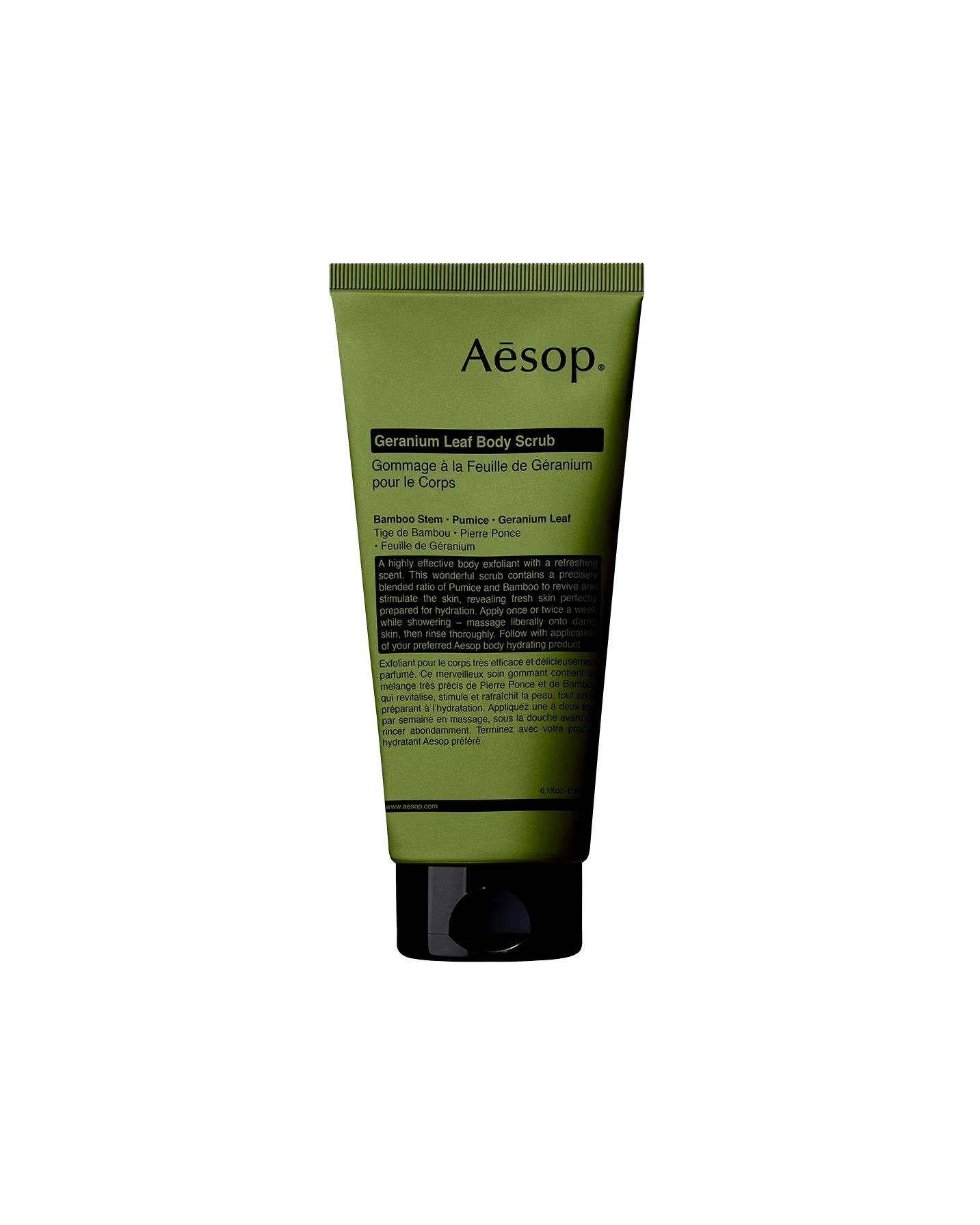 Aesop Hair & Body Wash Geranium Leaf Body Scrub
