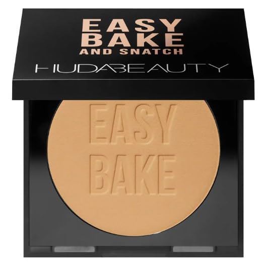 Hudabeauty Huda Beauty Original Easy Bake and Snatch Highlighter & Fixing Powder 8.5 g Bella Color (BANANA BREAD, 8.50 g (1 Pack)