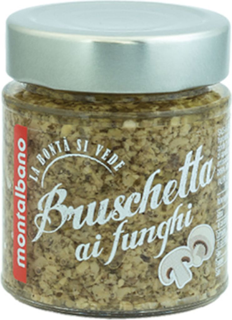 Affare Italiano- Bruschetta Funghi Montalbano- Preparation of mushroom bruschetta 130g