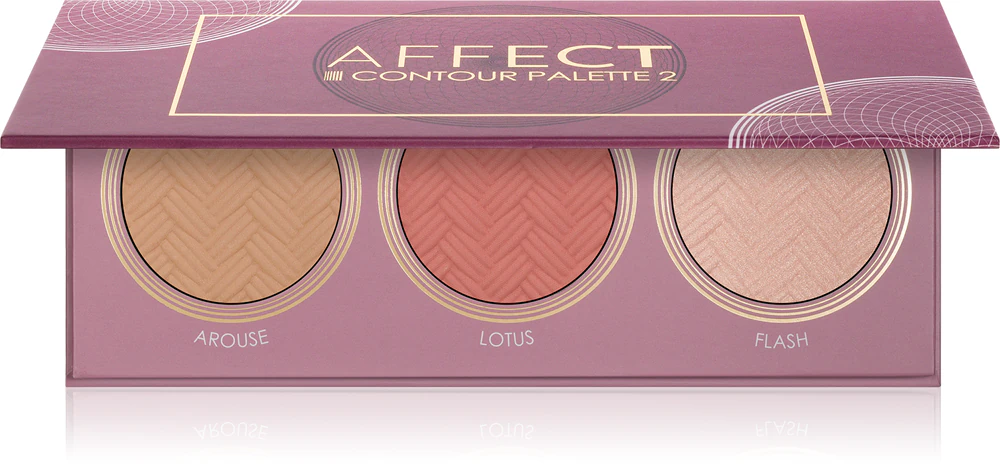 Affect Contour Palette 2 brighteners, bronzers and blushers