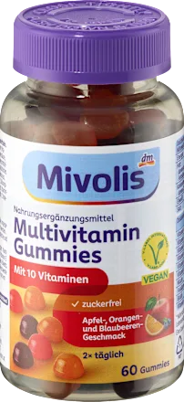 Mivolis Multivitamin Gummies 60 St, 120 g