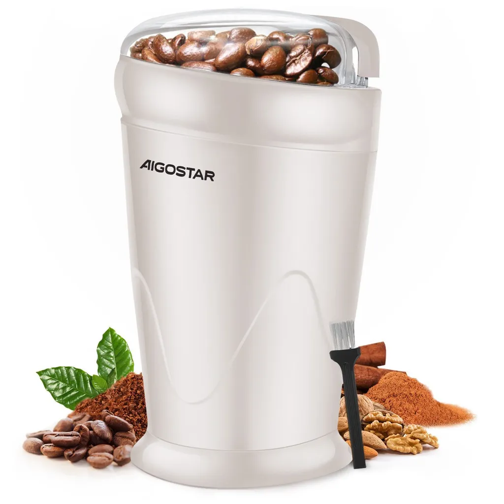 Aigostar - Electric Spice Mill Coffee Grinder, Electric Propeller Mills