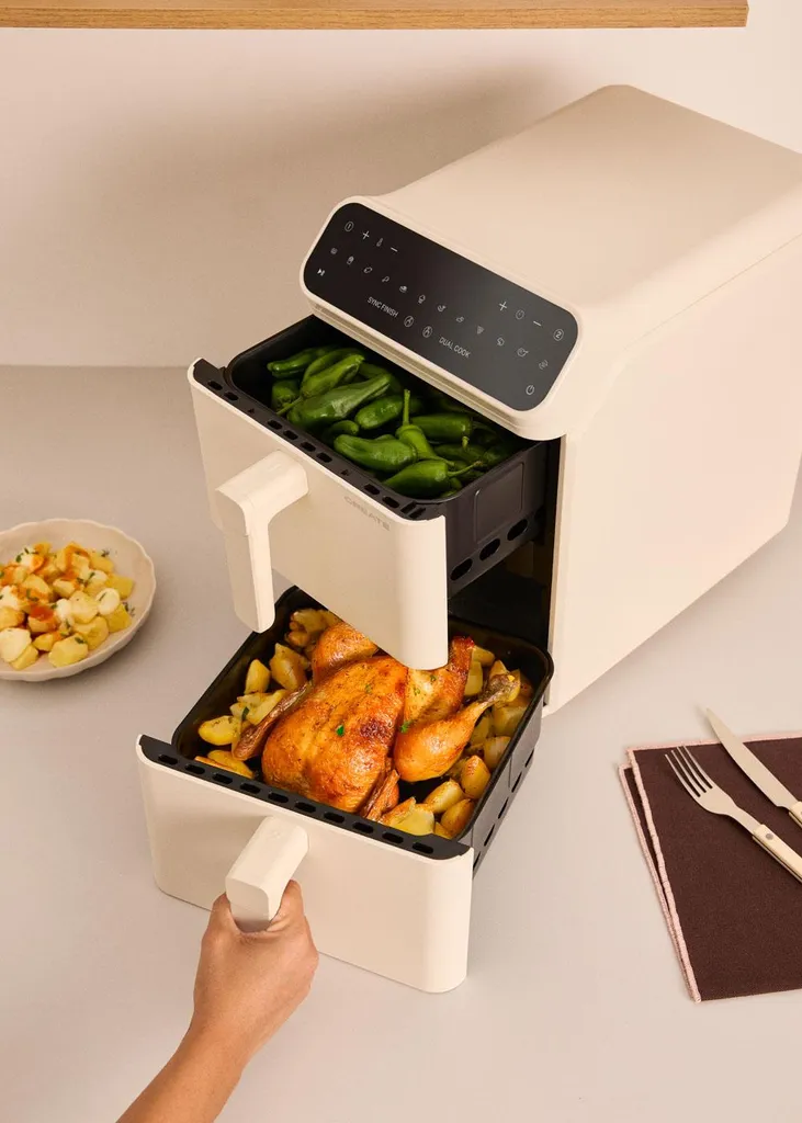 CREATE AIR FRYER DUAL STACK - 11.2 L Hot Air Fryer with two levels and independent control