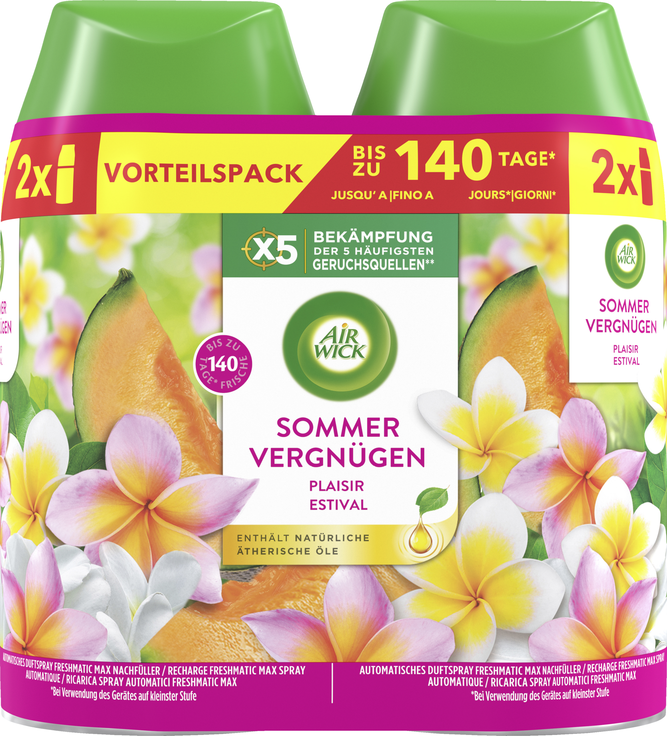 Air Wick Freshmatic Max Refill Duopack Summer Fun 500 ml