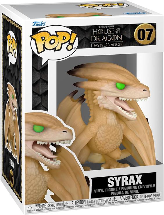 Funko Pop! TV: HotD - Syrax - (Princess Rhaenyra\'s Dragon) - House of The Dragon - Vinyl Collectible Figure - Gift Idea - Official Merchandise - Toy for Children and Adults - TV Fans