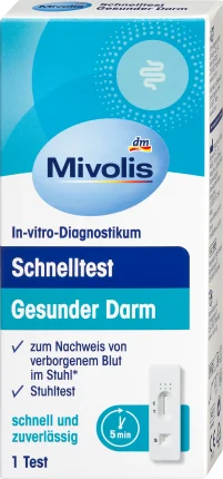 Mivolis rapid test for healthy intestines, 1 application, 1 pc