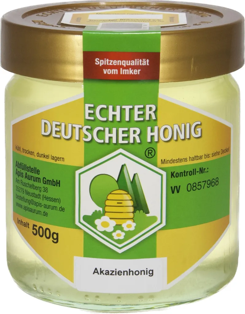 Apis Aurum GmbH Acacia Honey - Genuine German Honey 500g