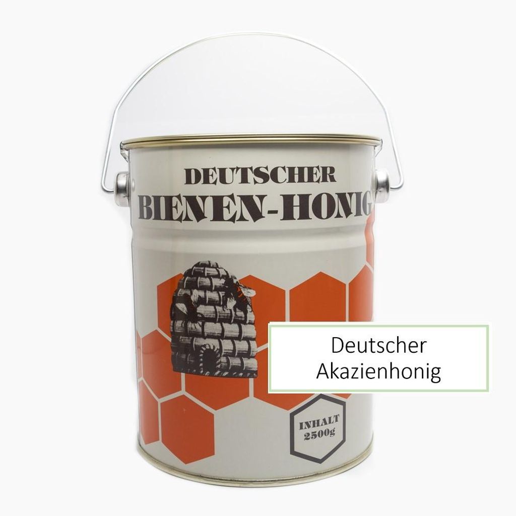 Apis Aurum GmbH Acacia honey (robinia honey) from Germany - 2.5 kg in a honey bucket