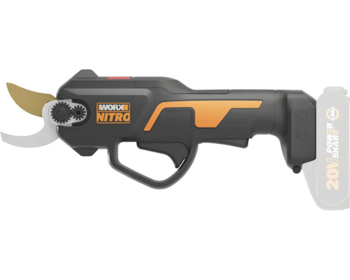 Cordless pruning shears WORX Nitro 20V 22mm WG330E.9, brushless motor, without battery and charger