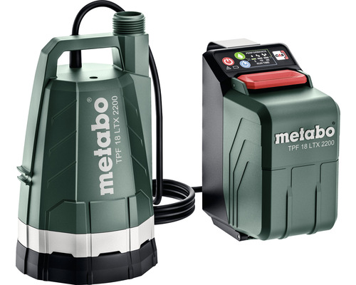 Battery clear water submersible pump Metabo TPF 18 LTX 2200