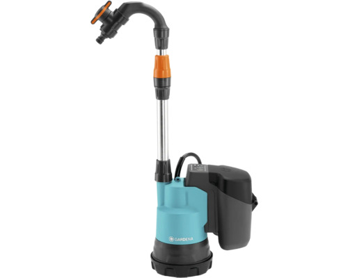 Battery-powered rain barrel pump GARDENA 2000/2 18V (Power for All) including battery and charger