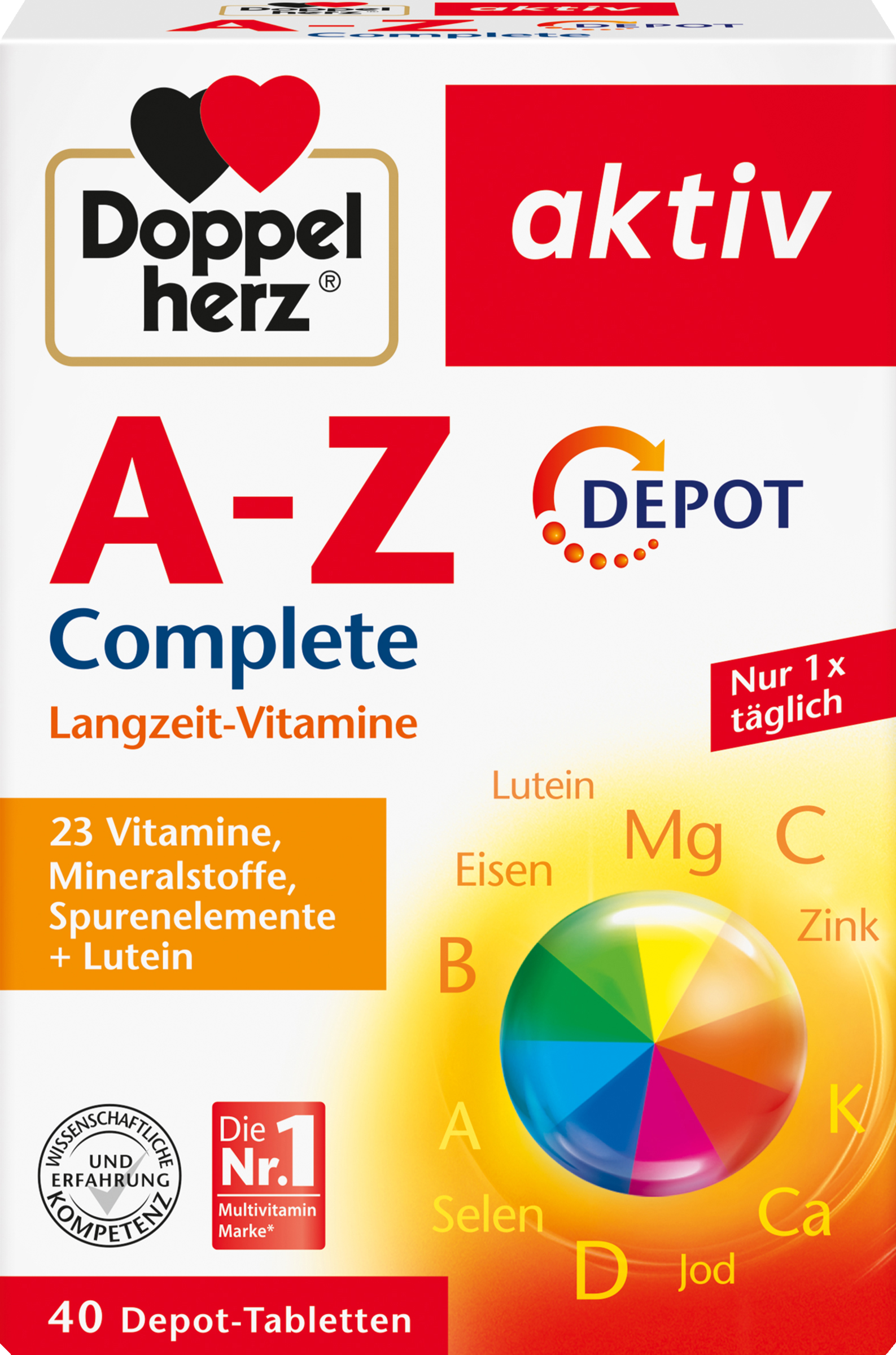 Doppelherz active A-Z Depot long-term vitamins