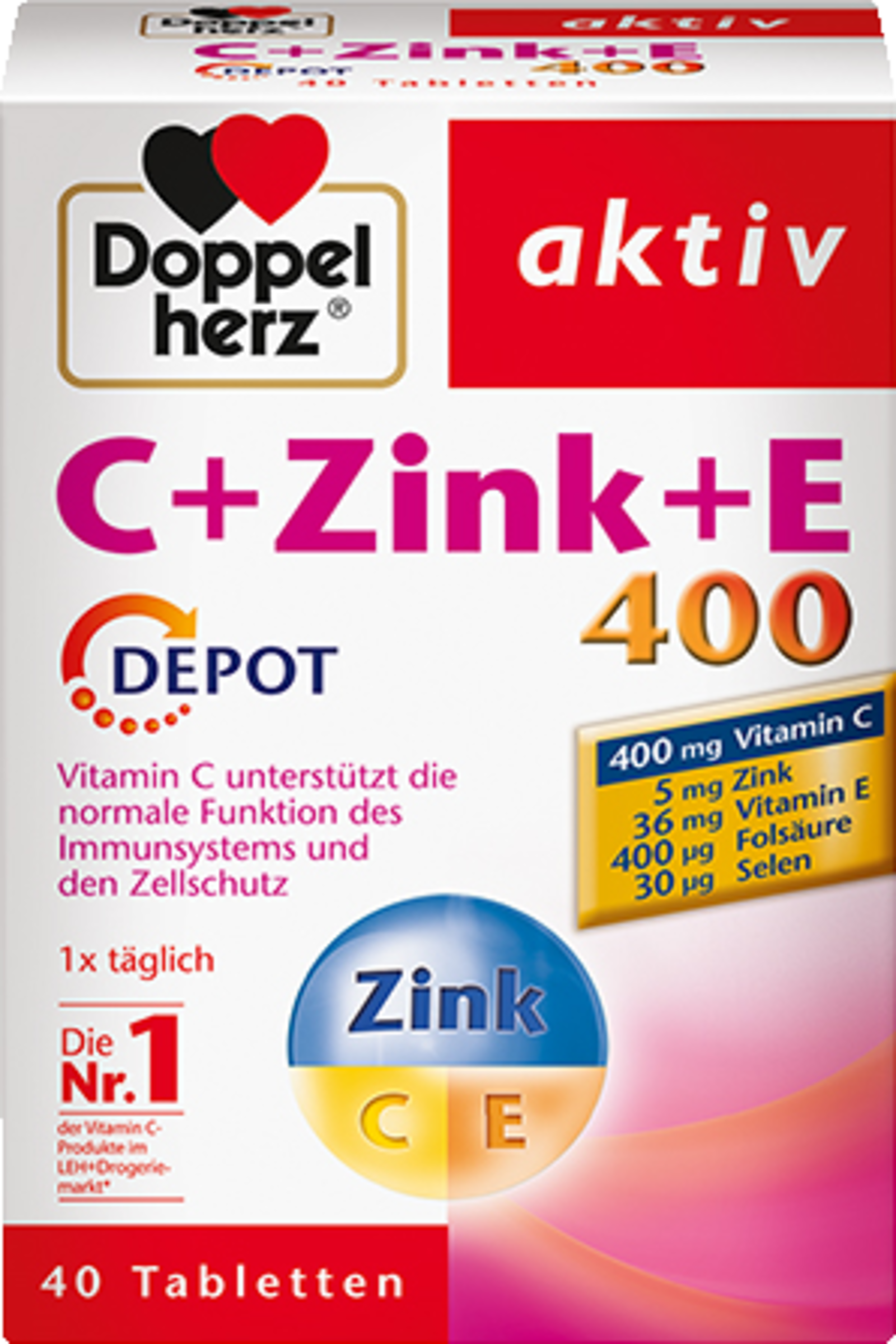 Doppelherz Active C+Zink+E 400 Depot