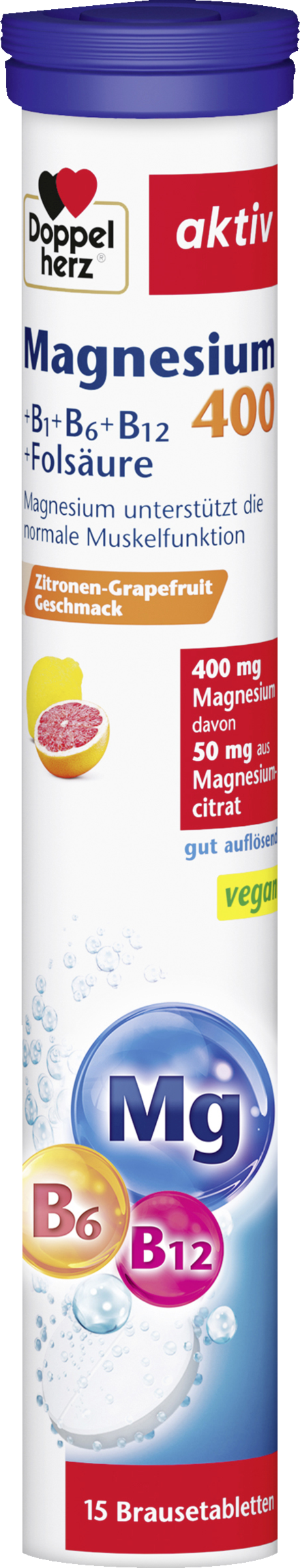 Doppelherz active magnesium 400 effervescent tablets