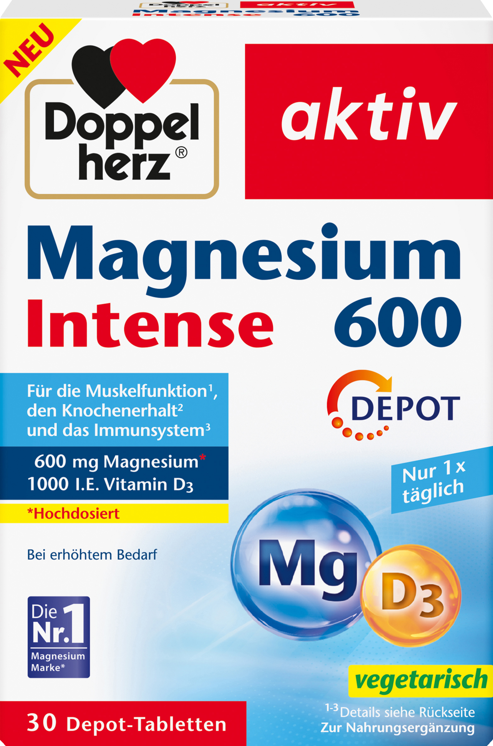 Doppelherz active Magnesium 600 Intense Depot