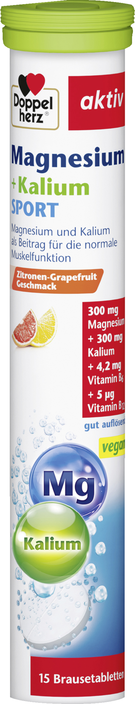 Doppelherz active magnesium + potassium sports effervescent tablets