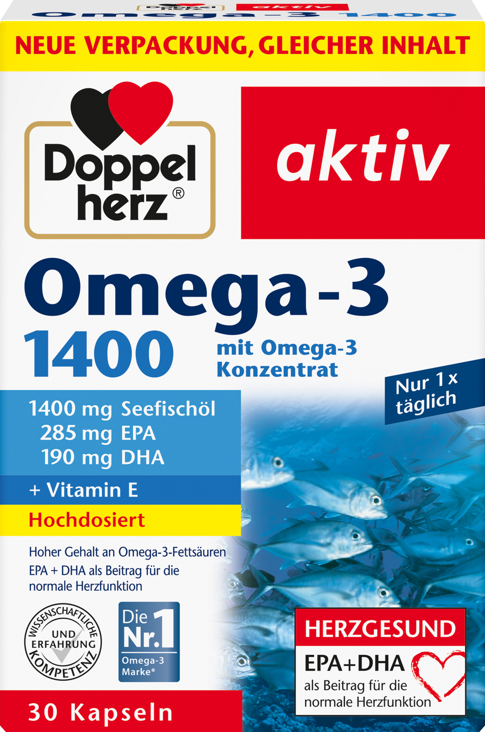 Doppelherz Active Omega-3 1400 capsules