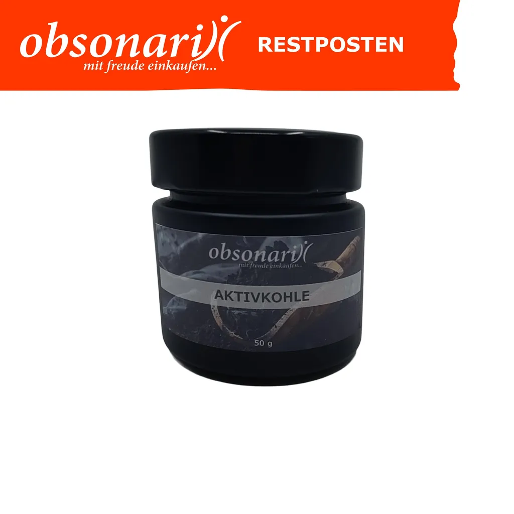Gewürzland Activated charcoal powder - Edible - Food coloring, 50 g