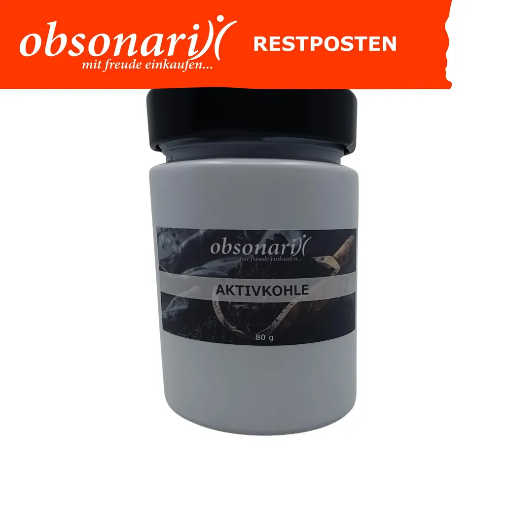 Gewürzland Activated charcoal powder - Edible - Food coloring, 80 g