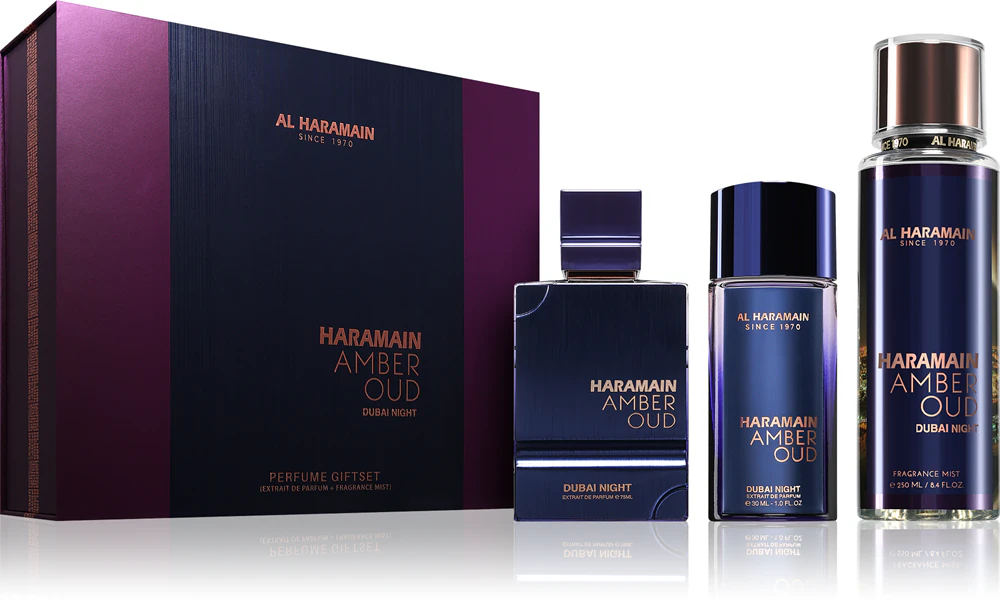 Al Haramain Amber Oud Dubai Night Gift Set Unisex