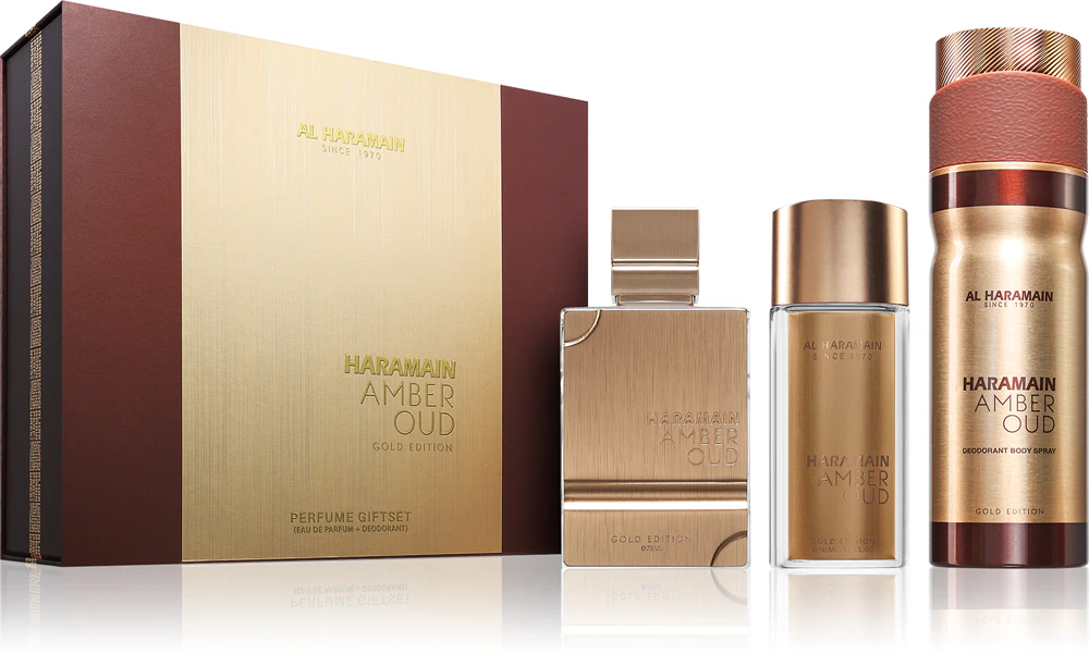 Al Haramain Amber Oud Gold Edition Gift Set Unisex