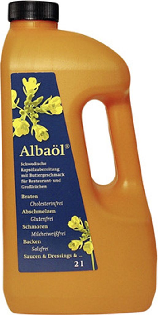 Albaöl Swedish rapeseed oil preparation with butter flavor - 6 x 2 l