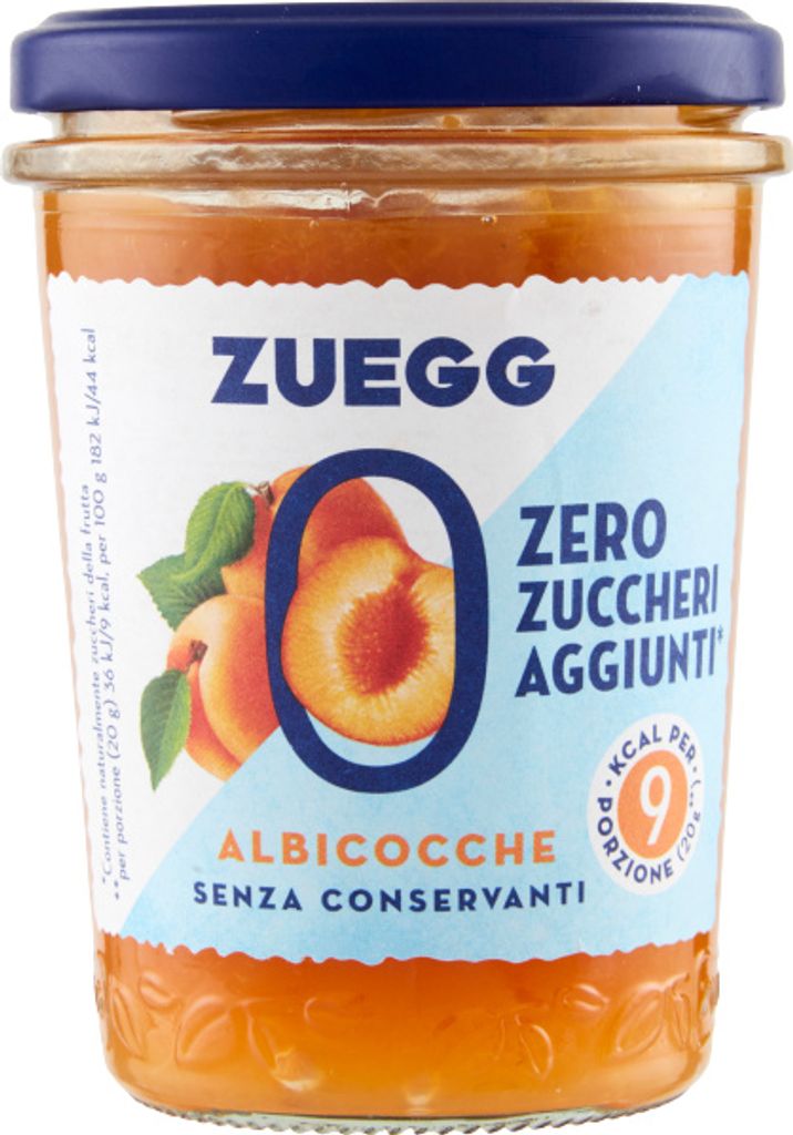 Albicocca sugar-free apricot jam 220g - Zuegg