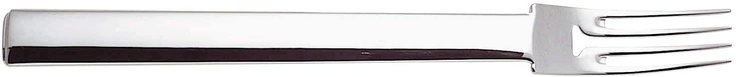 Alessi Fish forks round model made of 18/10 stainless steel mirror polished (6 pieces), silver