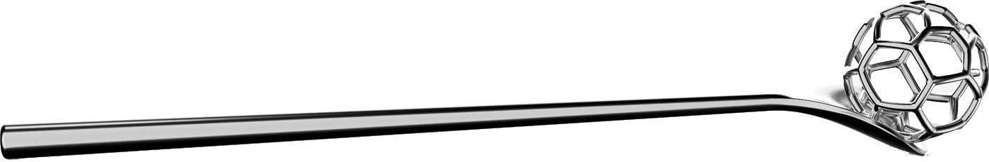 Alessi Acacia Honey Dipper in 18/ 10 Stainless Steel Mirror PolishedSilver