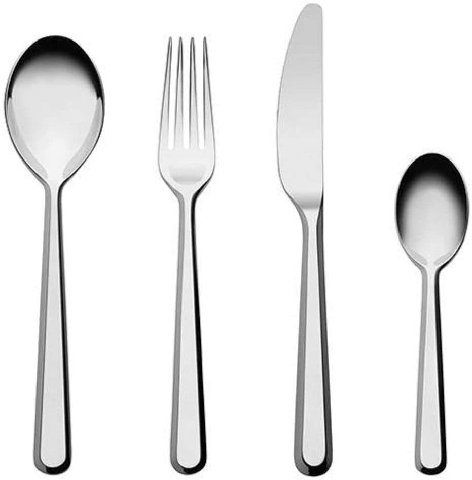 Alessi BG02S24 24 Piece Cutlery Set Silver