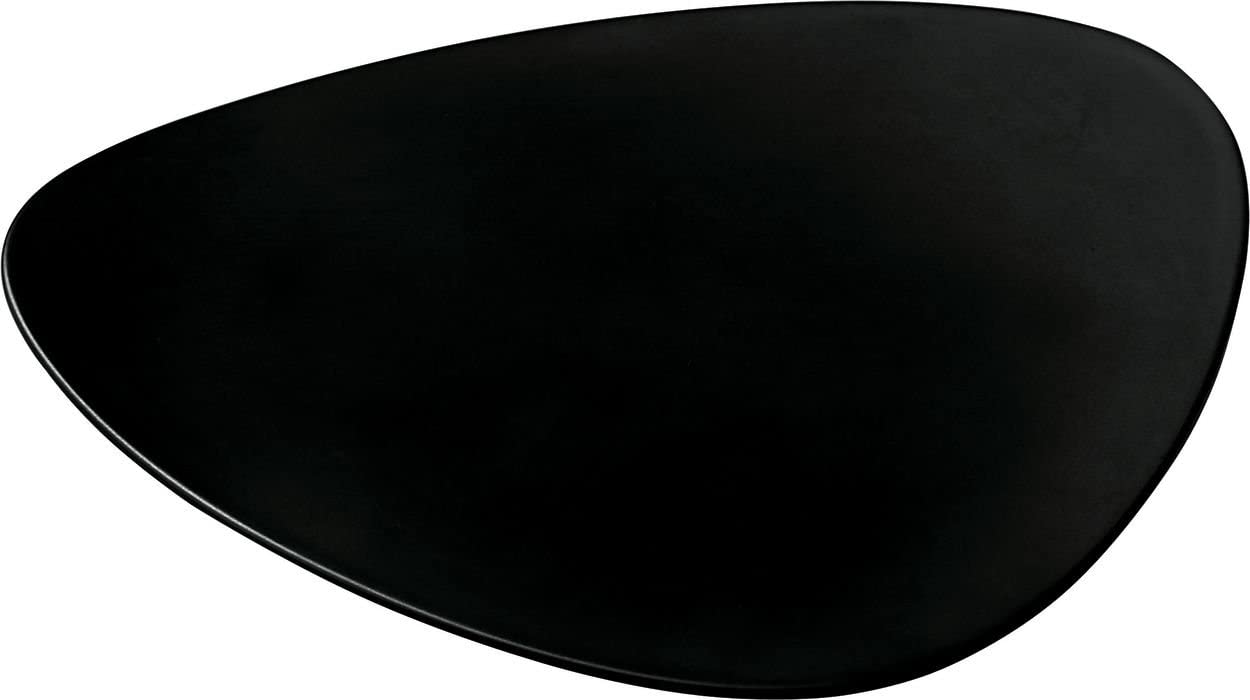 Alessi Colombina Saucer for Tea Cup, Black, Set of 6 (FM10/79 B)